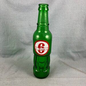 RARE Vtg Green Longneck Glass Bottle Sicks Lethbridge